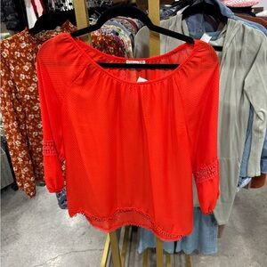Women's Red Blouse